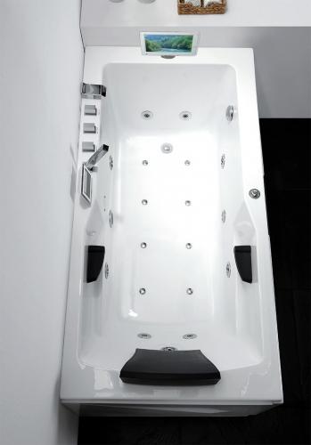 Акриловая ванна с гидро- и аэромассажем GEMY G 9066-II O R